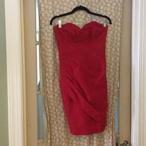 Red Tracey Reese cocktail dress